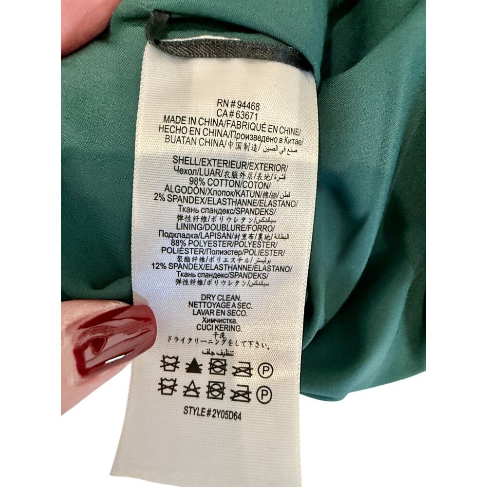 BCBGMaxazria Velvet Bustier Dress in Pine NWT - Size 12 - Picture 3 of 8